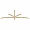 Ekena Millwork Alberta Rough Sawn Timber Gable Bracket, Douglas Fir, 108"W x 31 1/2"H x 2"D x 4"F, 7/12 Pitch GBW108X31X0204ALB00RDF - alternate 1